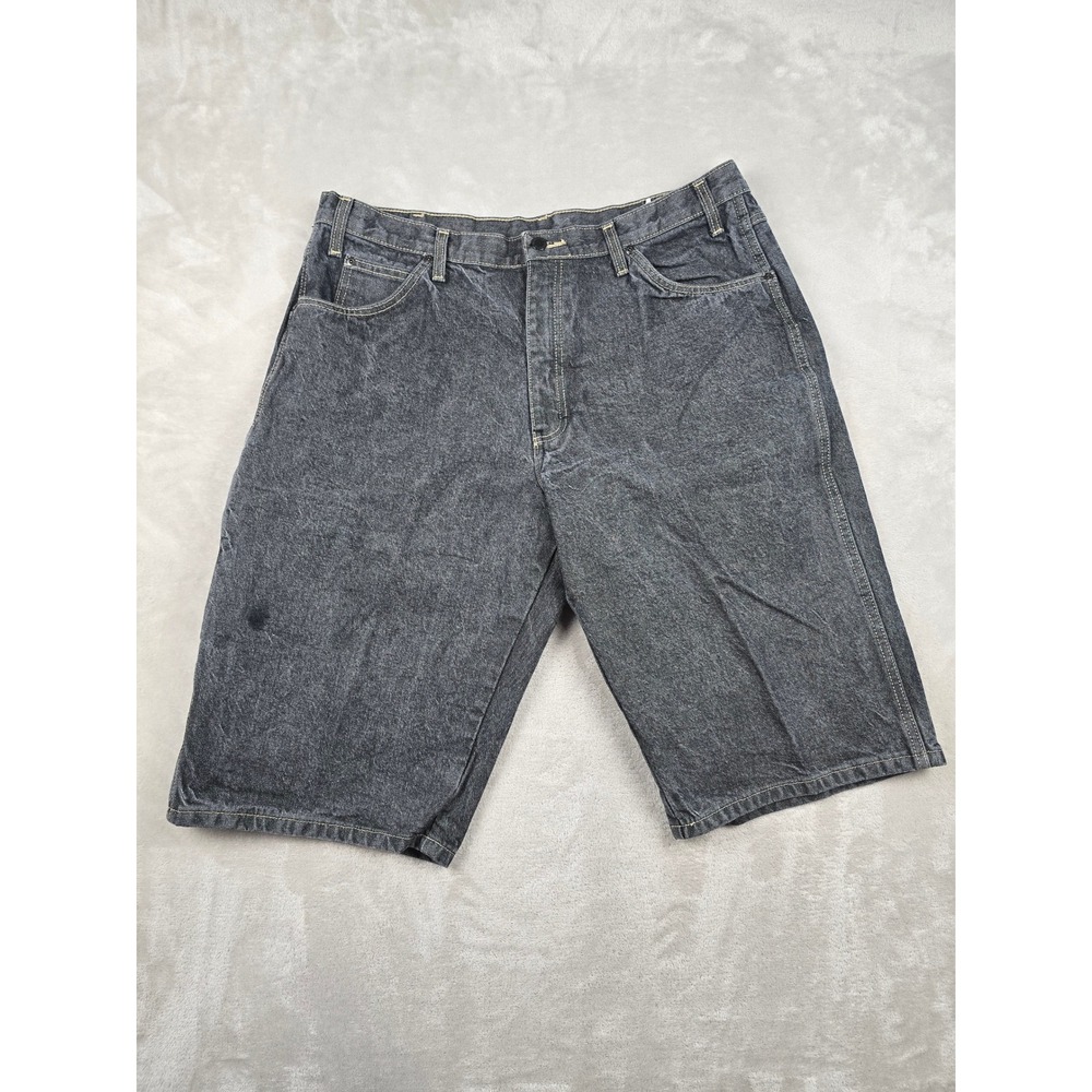 Dickies Carpenter Shorts Mens 38 Fit 37 Black Denim ER305BK Utility Workwear